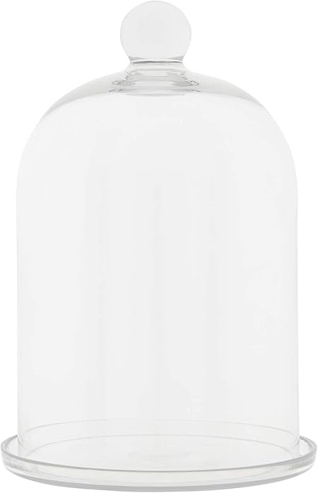 Creative Co-Op Clear Glass Plate Cloche | Amazon (US)