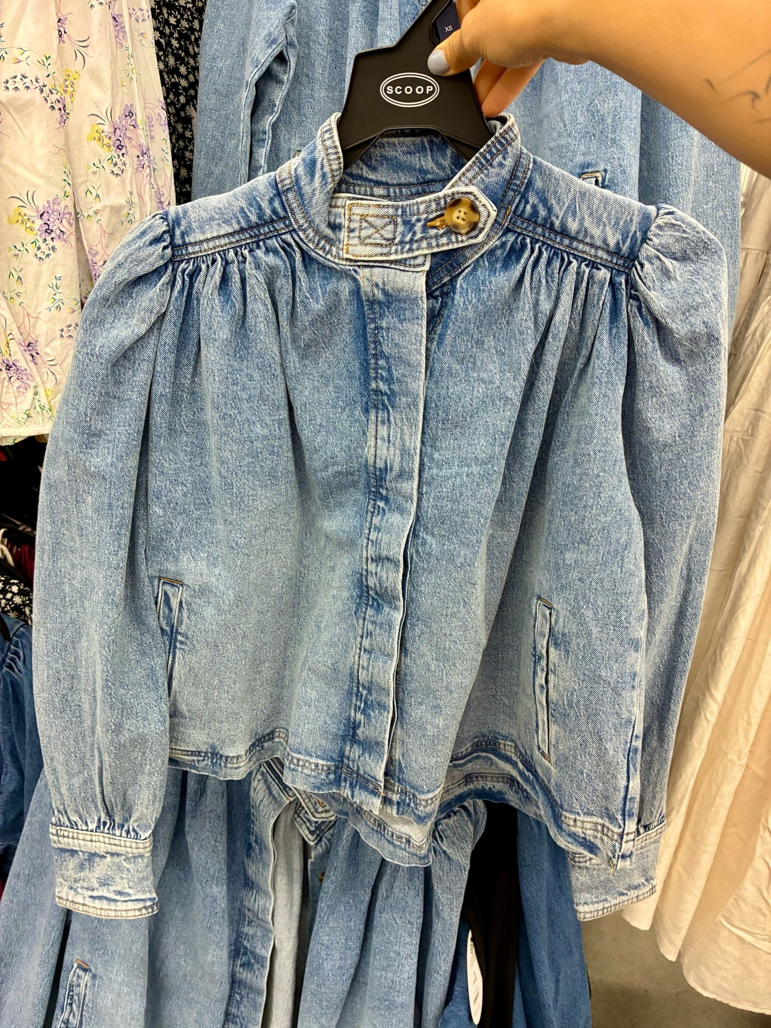 The cutest cropped denim jacket at Walmart!

#LTKmomlife #LTKSeasonal