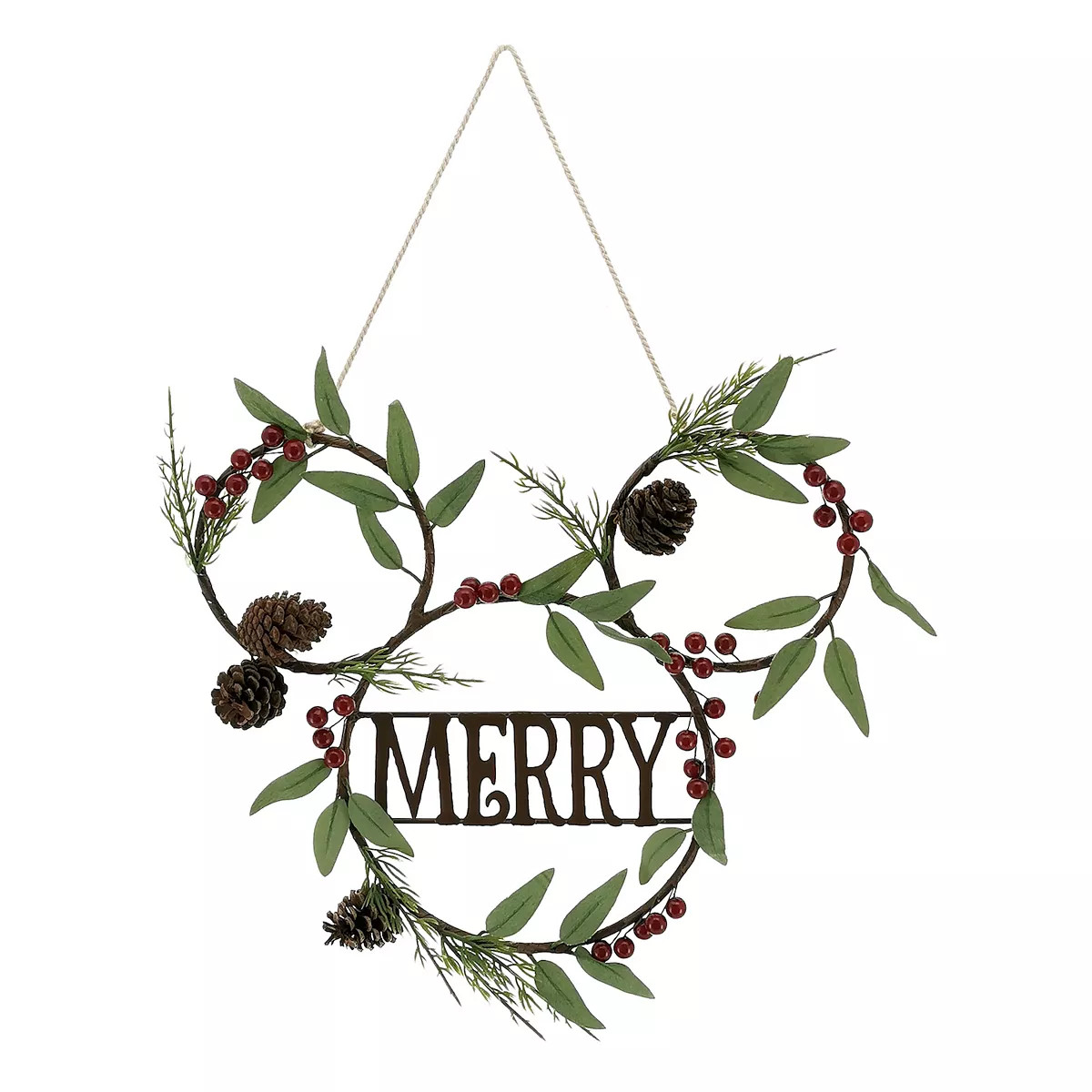 St. Nicholas Square® Disney's Mickey Mouse Faux Botanical Wreath | Kohl's