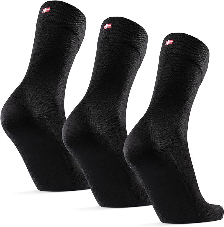 DANISH ENDURANCE 3 Pack Bamboo Viscose Socks, Soft & Breathable for Men & Women | Amazon (US)