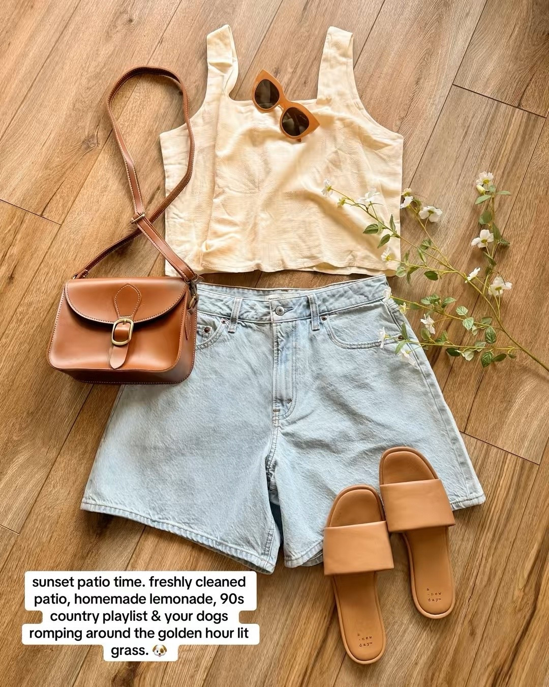 casual everyday spring outfit. loose fit denim shorts. tank top. 

#LTKootd #LTKSpringSale #LTKstorytime