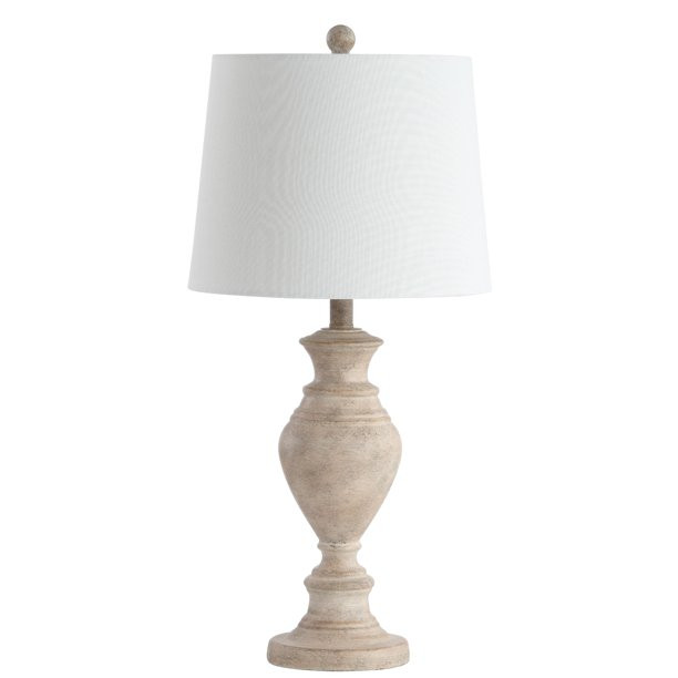 Safavieh Kyler Rustic 27.5 in. H Table Lamp, Brown Wood Finish - Walmart.com | Walmart (US)