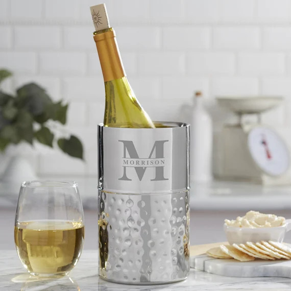 Lavish Last Name Personalized Wine Chiller, Personalized Wine Gifts, Personalized Gifts | Etsy (US)