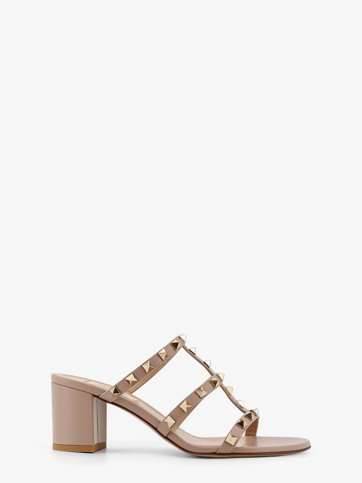 Rockstud Slide leather sandals - VALENTINO GARAVANI - gender_Woman | Nugnes 1920