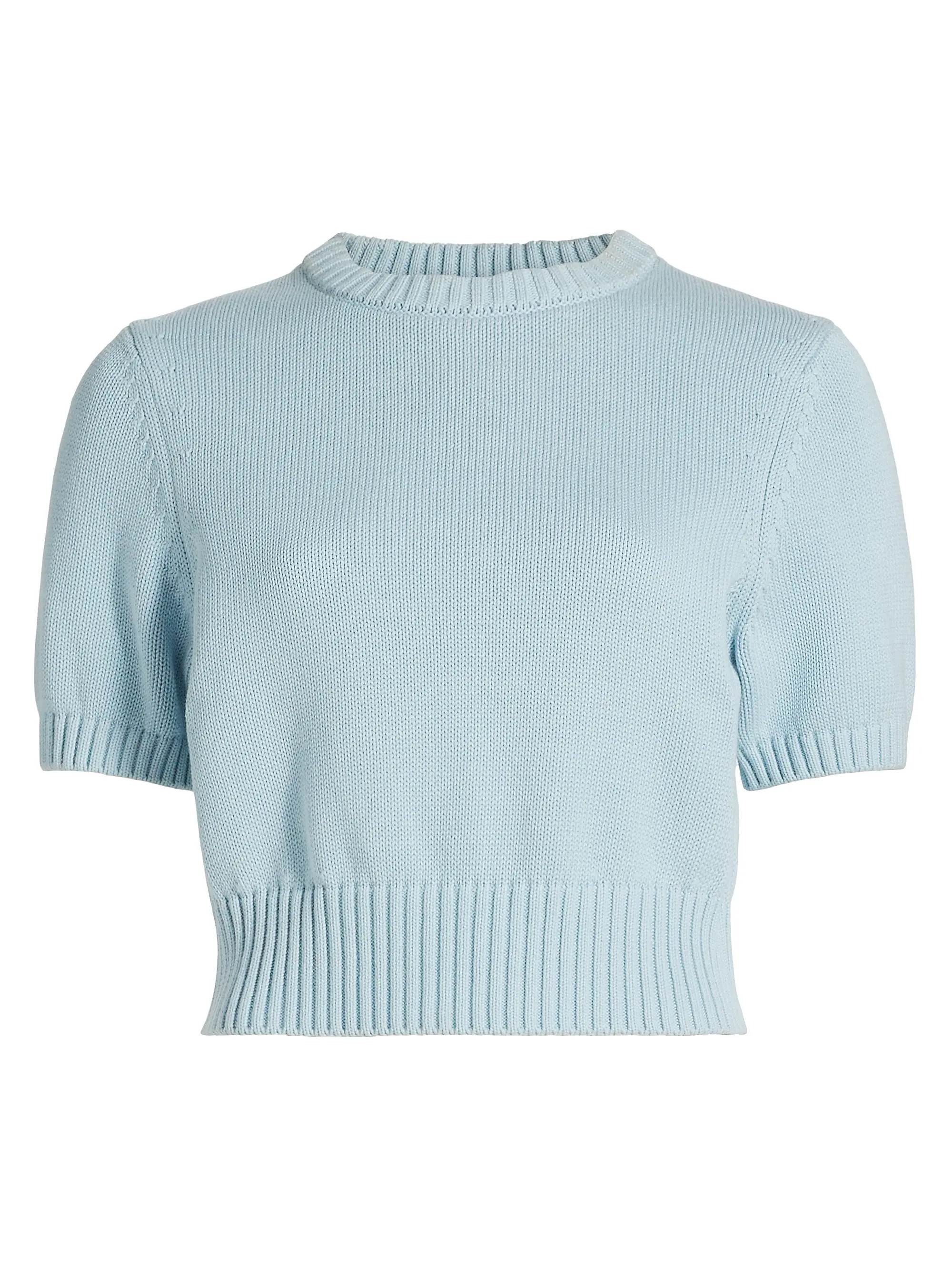 Elsie Cotton Crop Sweater | Saks Fifth Avenue