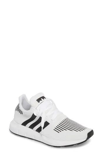 Women's Adidas Swift Run Sneaker, Size 5 Women's / 4 Men's M - White | Nordstrom