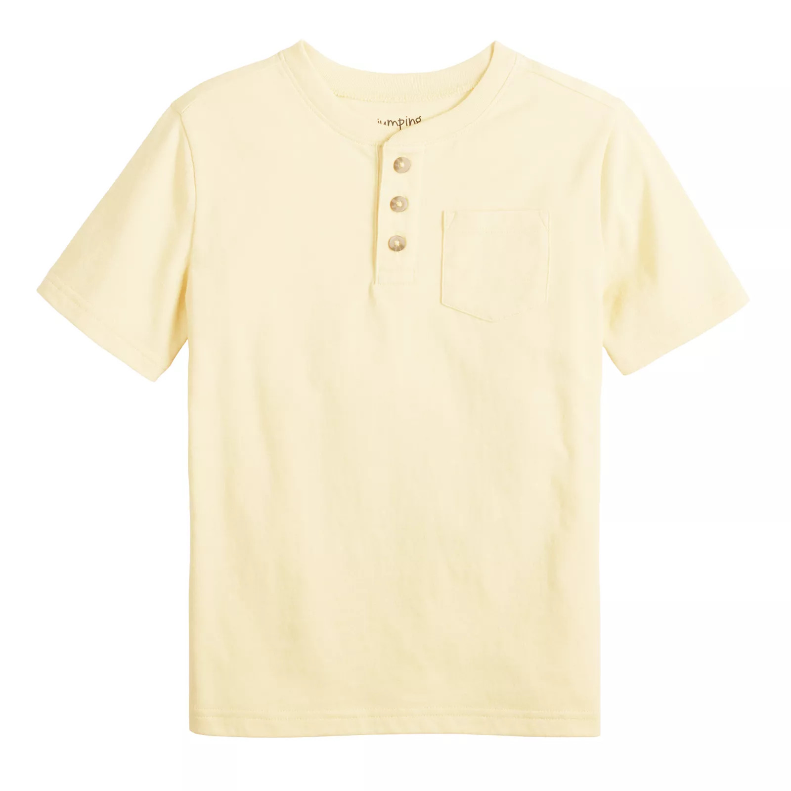 Boys 4-12 Jumping Beans® Short Sleeve Pocket Henley Tee | Kohl's