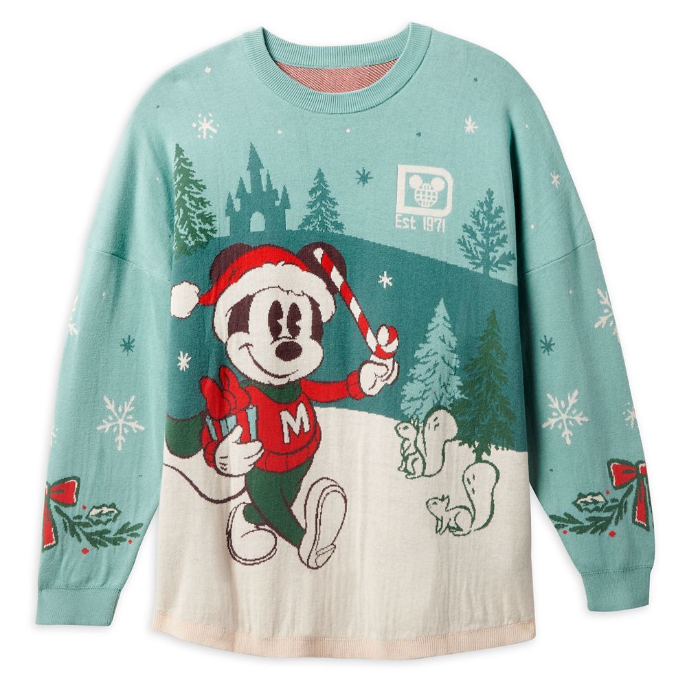 Mickey Mouse Holiday Spirit Jersey Sweater for Adults – Walt Disney World | shopDisney