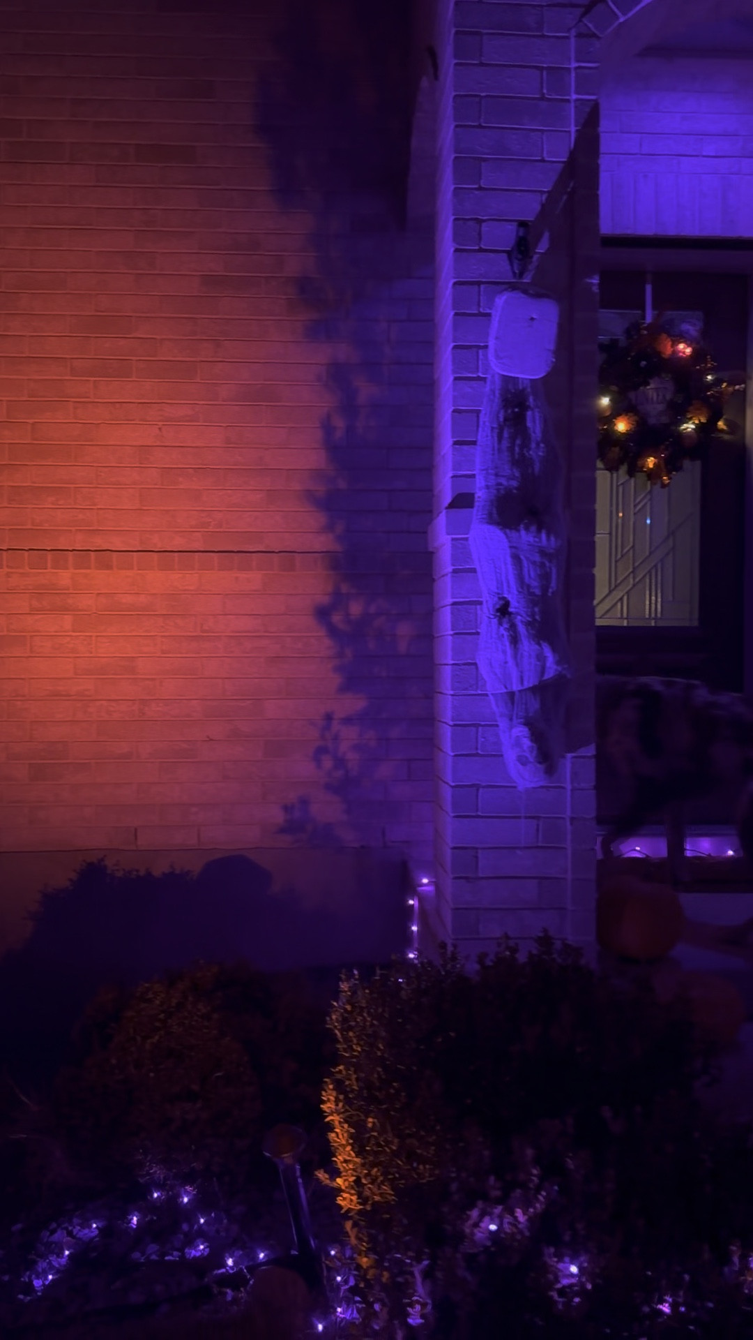 Halloween spotlight 
Outside Halloween decorations 
Spooky

#LTKHoliday #LTKSeasonal #LTKHalloween