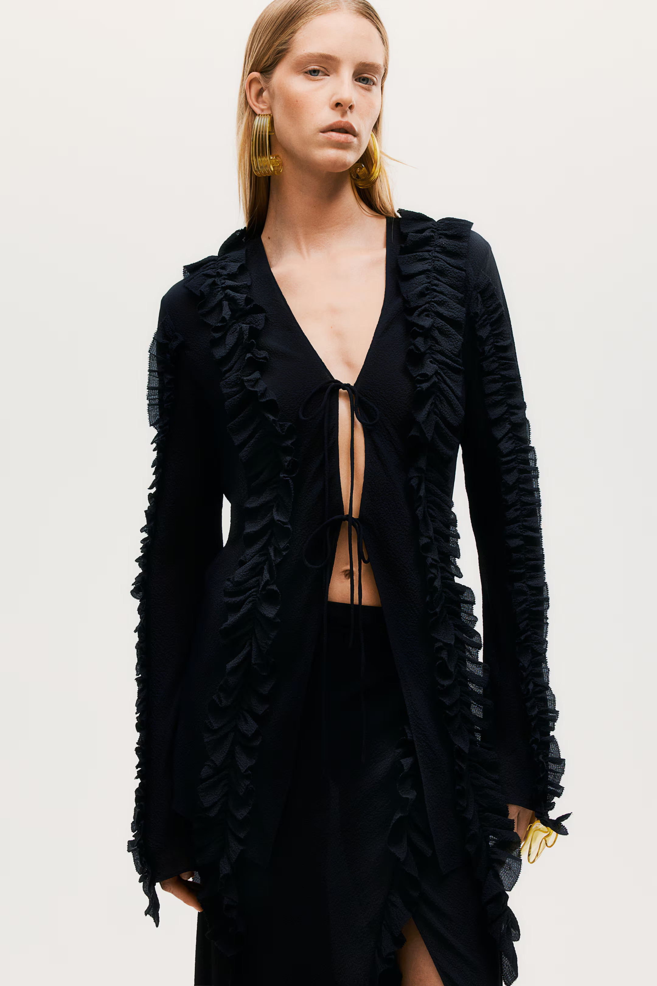 Ruffled Crinkled Blouse | H&M (US + CA)