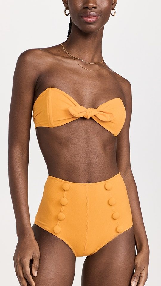Lisa Marie Fernandez Poppy High-Waist Bikini Set | SHOPBOP | Shopbop