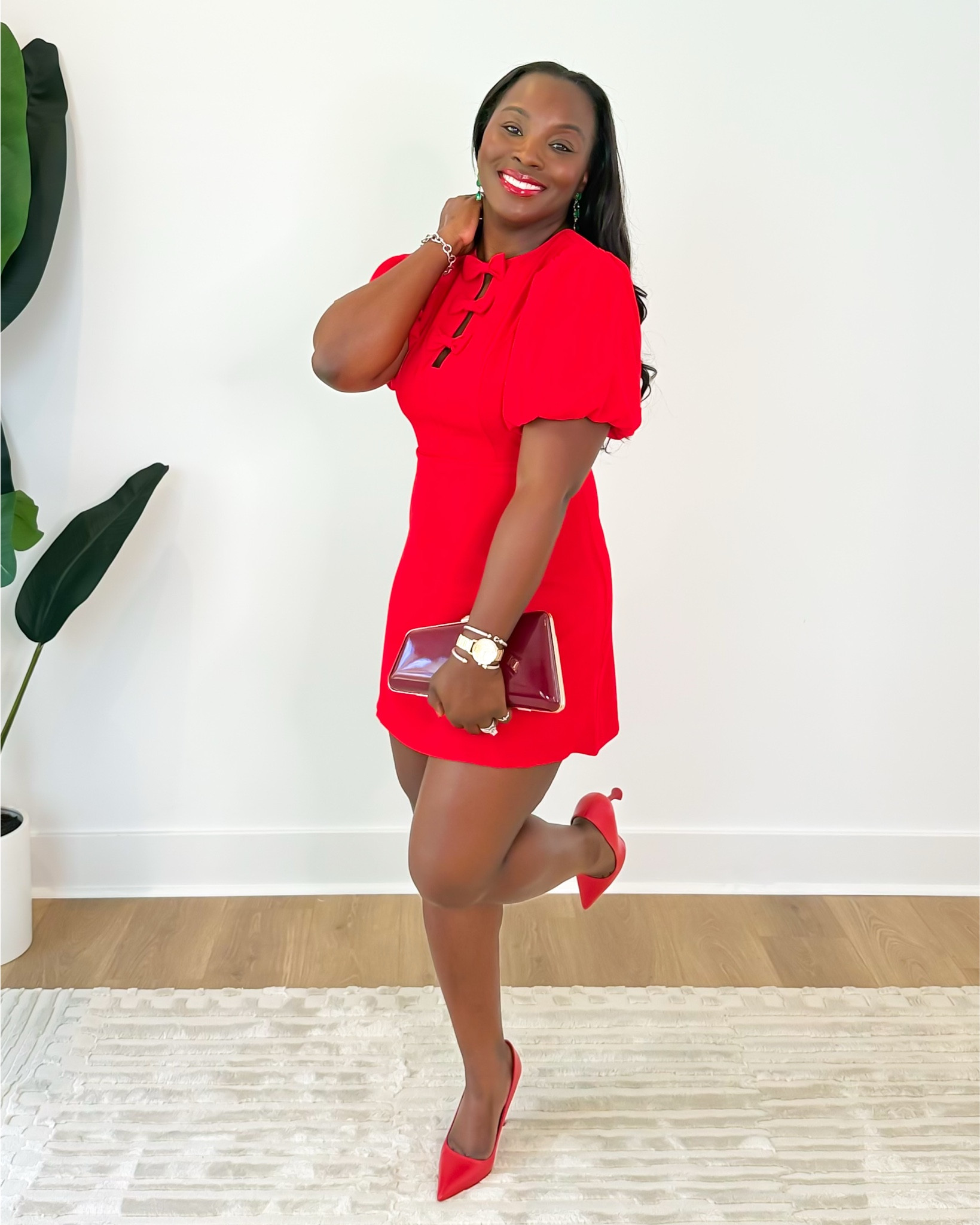 This dress is so cute and perfect for holiday parties and events! I love the popping red color and the opening at the center. Use my code- Turner 35 to save this weekend on the new holiday launch!  Holiday fashion, red dress, Fall outfit , party dress 

#LTKFindsUnder100 #LTKParties #LTKHoliday