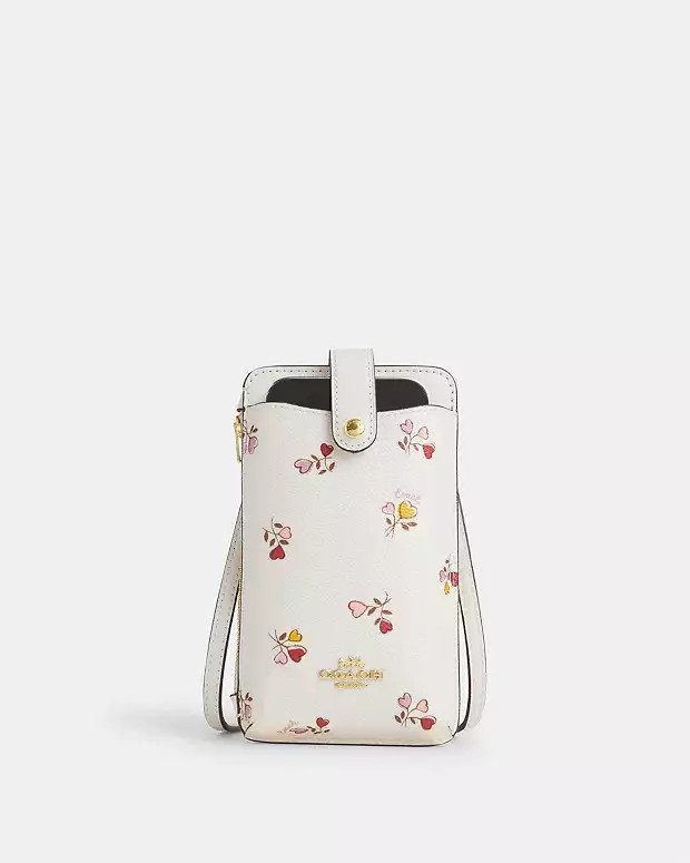 Phone Crossbody Bag With Heart Print | Coach Outlet US