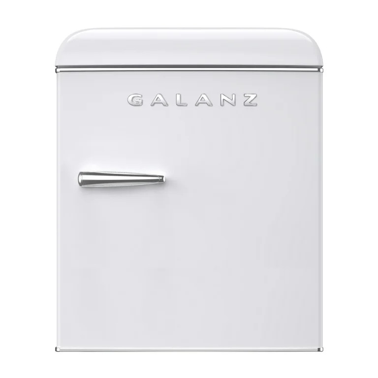 Galanz 1.7 Cu ft Retro Mini Fridge, White, Estar, New | Walmart (US)