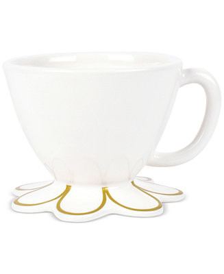 Coton Colors by Laura Johnson Scallop-Edge Gold Mug & Reviews - Dinnerware - Dining - Macy's | Macys (US)