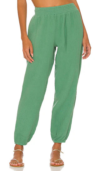 Beach Gauze Pant in Vine | Revolve Clothing (Global)