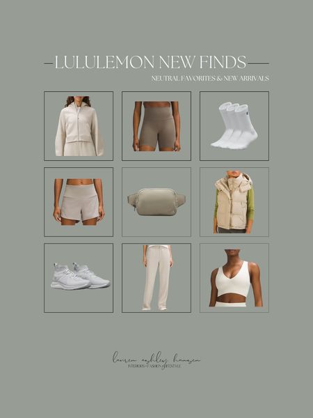 Lululemon new arrivals! I love these beautiful soft taupe color that is trending amongst new arrivals. I love my Lululemon pieces for all types of workout—as simple as walking to riding the peloton or training. I have these sneakers too, and love them! 

#LTKstyletip #LTKfitness