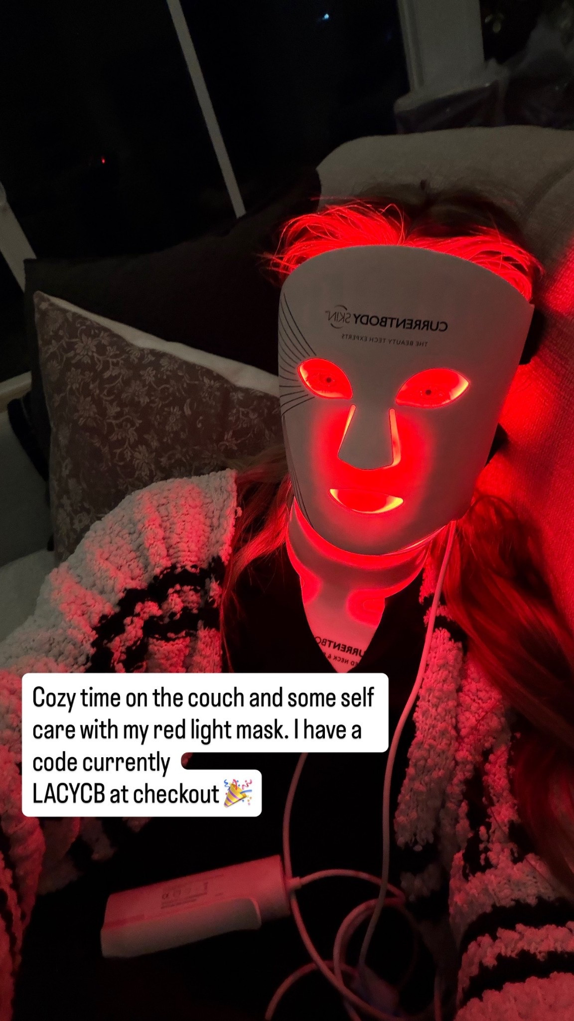 My fave red light therapy mask, I also use the neck and chest and have a code LACYCB 

#LTKSaleAlert #LTKselfcare #LTKOver40