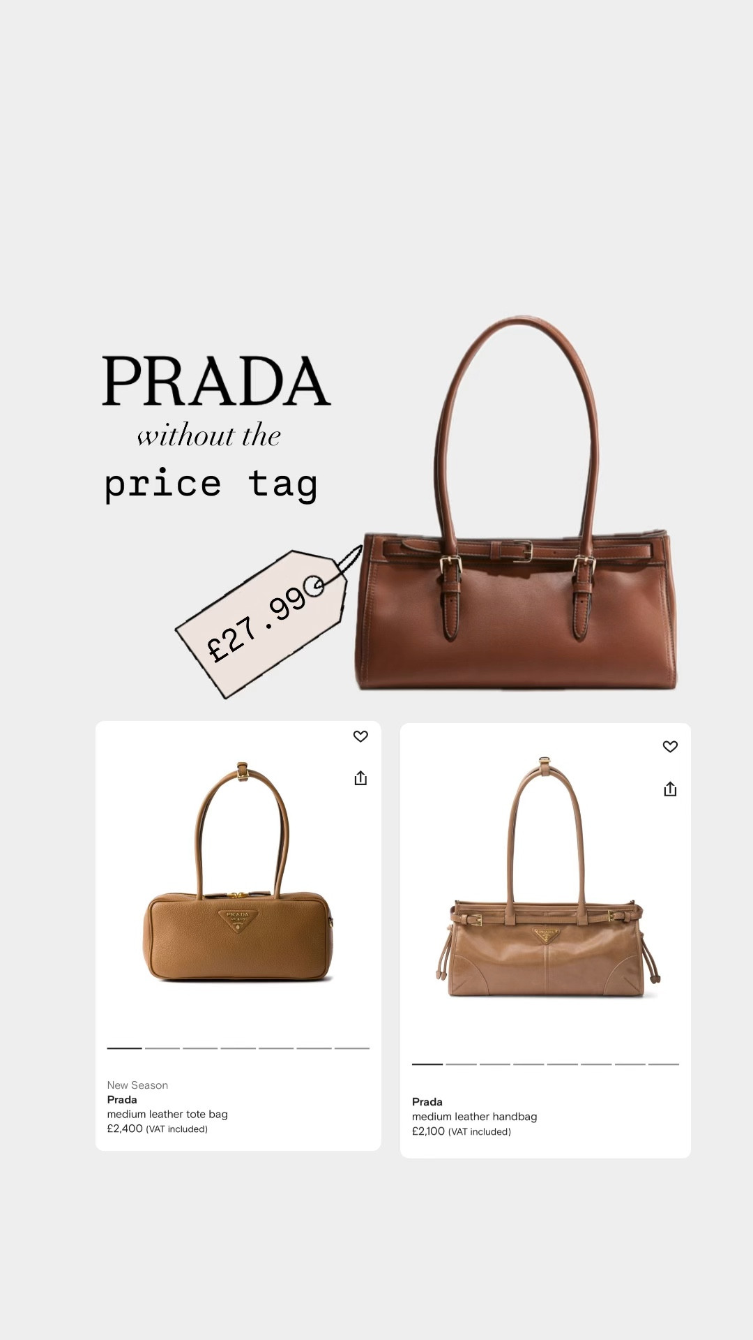 A great dupe on H&M of the prada shoulder bag! 

#LTKstyletip #LTKbag #LTKuk