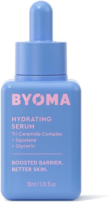 BYOMA Hydrating Serum - Moisturizing Facial Serum with Squalane, Glycerin & Ceramides - Hydrating... | Amazon (US)