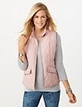Quilted Snap Vest | dressbarn