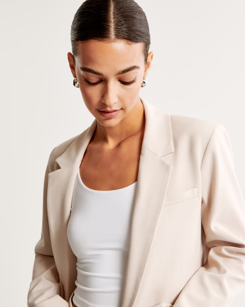 Lightweight Suiting Blazer | Abercrombie & Fitch (US)