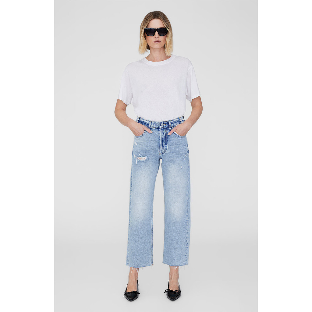 ANINE BING Gavin Jean in Blue Reservoir at Nordstrom, Size 28 | Nordstrom