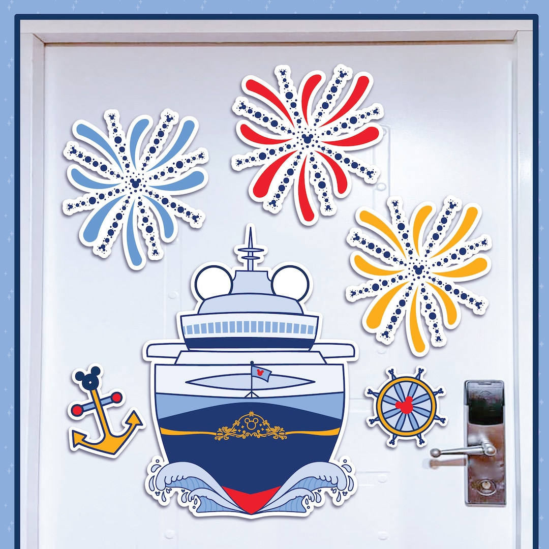 Customizable Disney Cruise Nautical Theme Magnets - Etsy | Etsy (US)