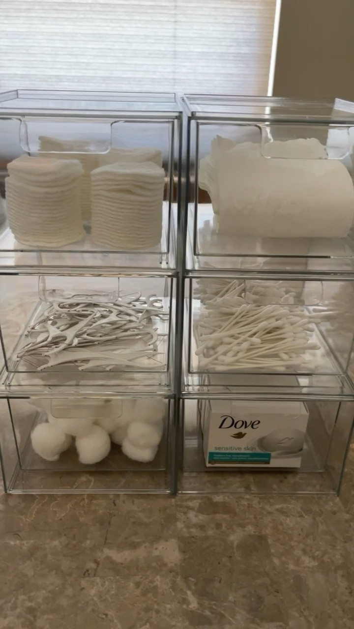 These Stackable organizers are perfect for mix and matching to help you organize in pantries, under sinks, etc. you can choose to order a 1, 2, 3, 4, or 6 pack and the color black is also an option. The plastic is super durable and great quality and I will def be ordering more of these because I love them so much and they look really nice!! 💕

#homeorganization #organizer #homehack #homeorganizers 

#LTKHome #LTKSeasonal #LTKFindsUnder50