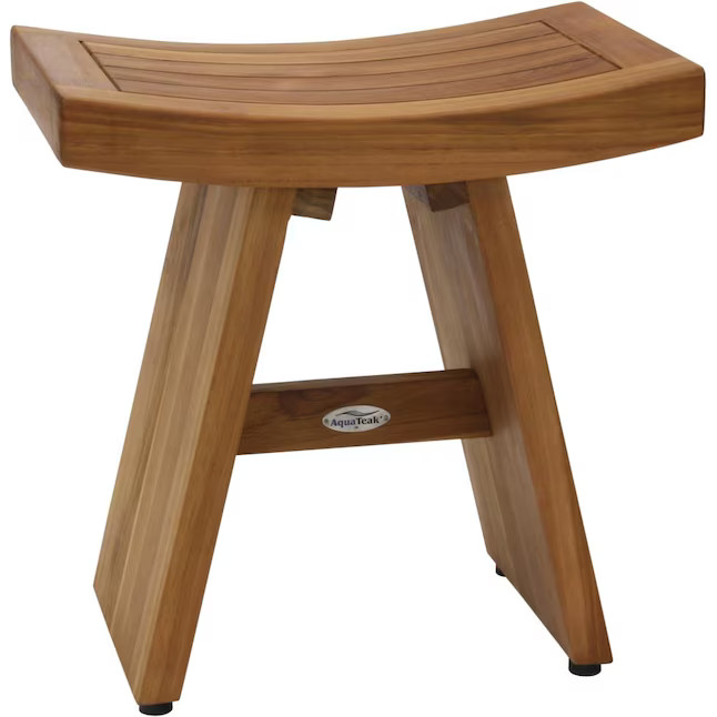 AquaTeak  Teak Oil Teak Freestanding Shower Chair | Lowe's