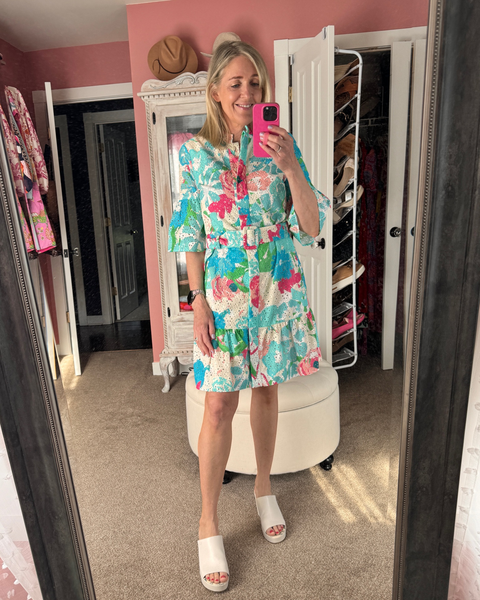 Summer event dress. Graduation party dress. Wedding guest dress.
#eyeletdress #summerdress

#LTKSeasonal #LTKFindsUnder100 #LTKOver40