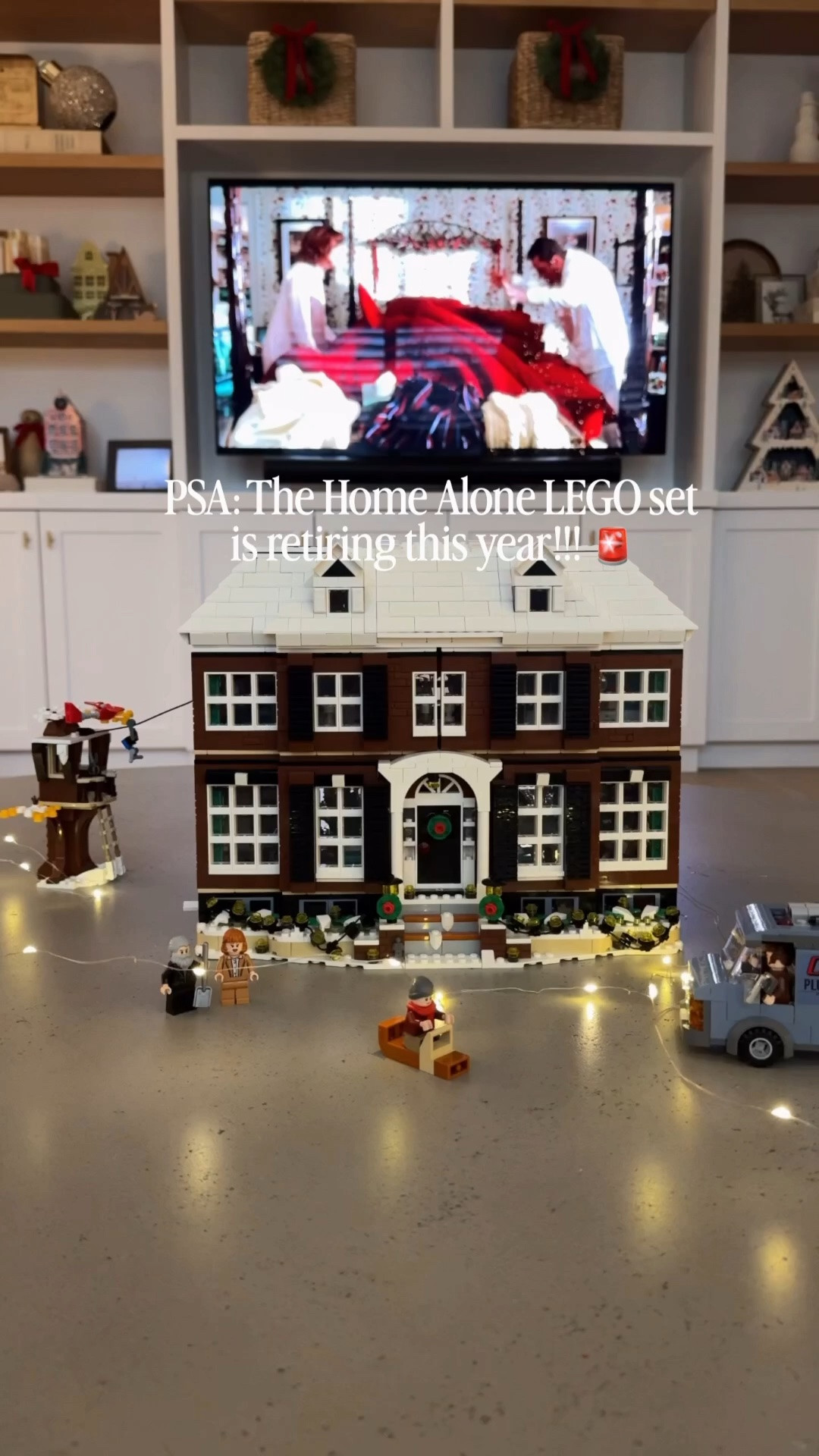If the Home Alone LEGO set has been on your wishlist, consider this your sign. 🎄❤️ This is me enabling you in the best way possible. 😂 It’s expected to retire this year, so I’d grab it before it’s gone for good. Trust me, it’s worth every penny. The details are incredible, it’s so much fun to build, and you’ll love pulling it out every holiday 🏠 ✨

#LTKSeasonal #LTKHome #LTKKids