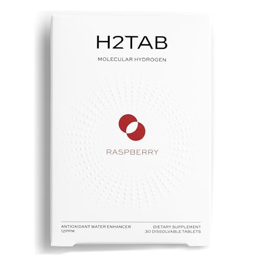 Molecular H2TAB Hydrogen Tablets with Magnesium -12 PPM Hydrogen Tablets for Drinking Water -Rich in Antioxidants, Supports Cellular Health, Recovery & Cognitive Function (30 Counts, Raspberry) | Amazon (US)