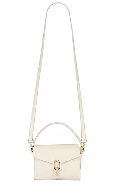 ANINE BING Mini Colette Bag in Oyster Saffiano from Revolve.com | Revolve Clothing (Global)
