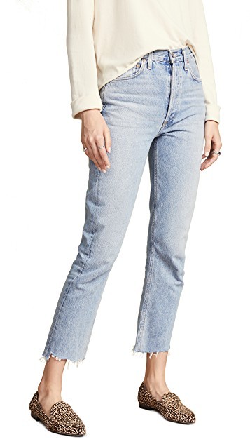Riley Straight Crop Jeans | Shopbop