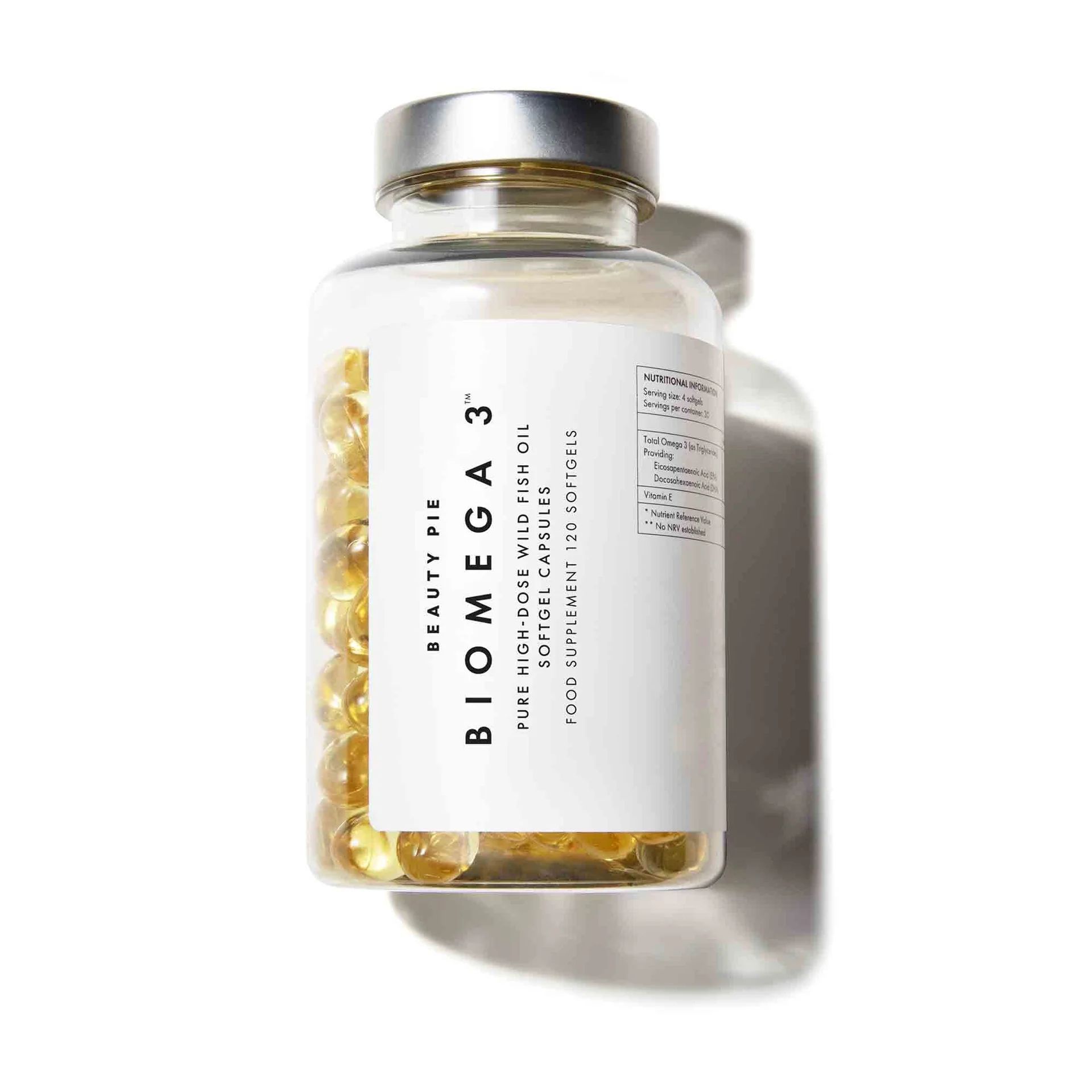 Pure High-Dose Wild Fish Oil Softgel Capsules | Beauty Pie (UK)