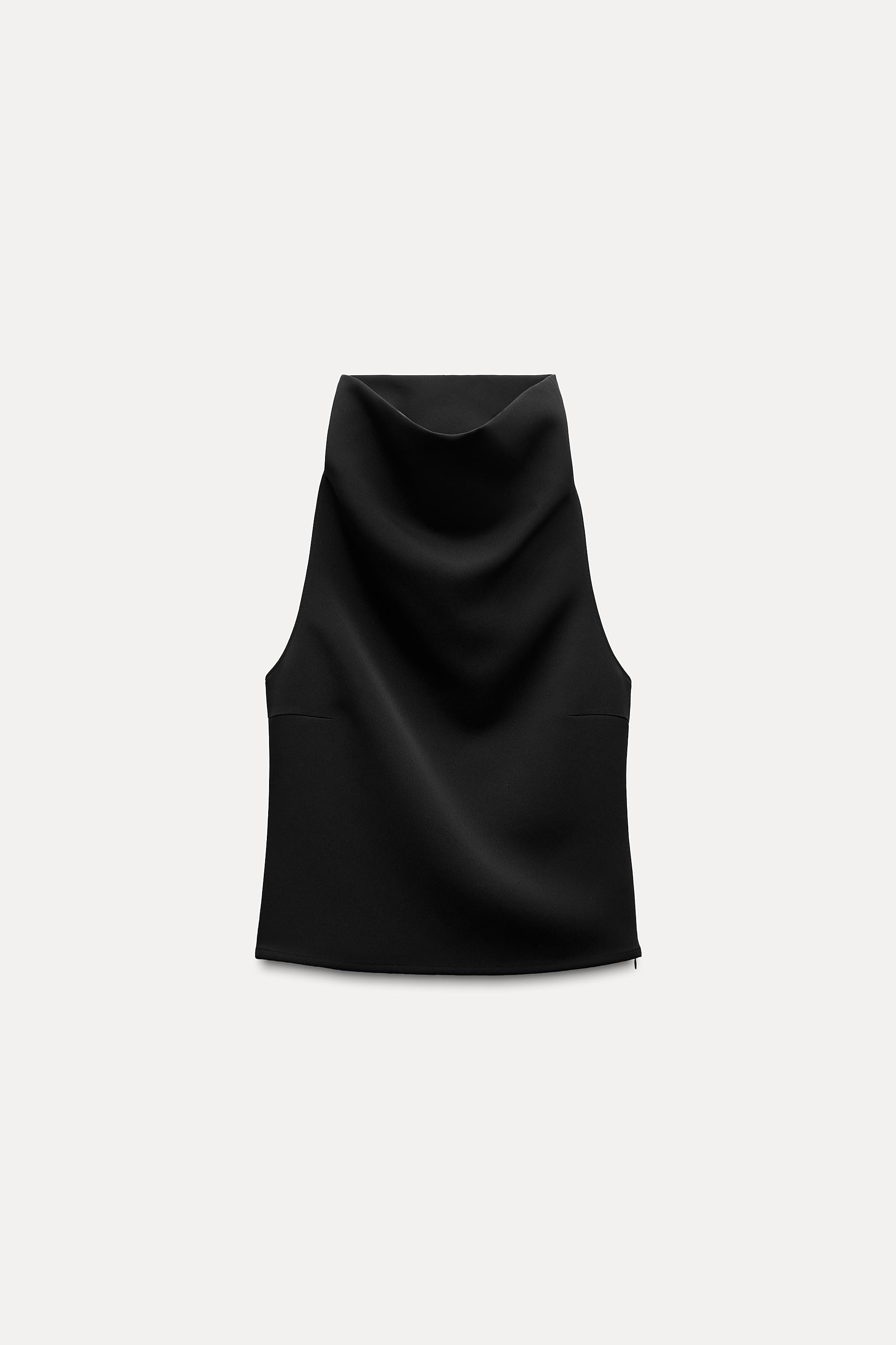ZW COLLECTION HIGH-NECK TOP | Zara AU