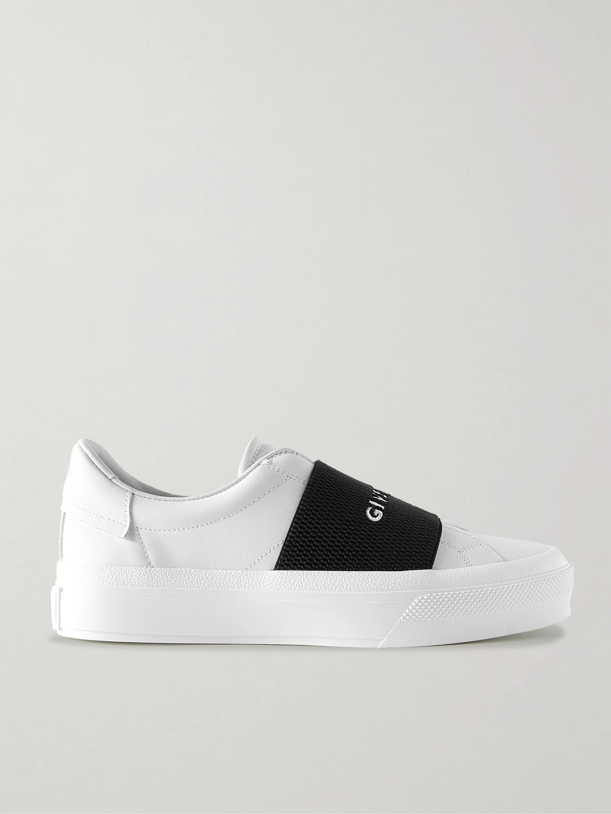 Givenchy - City Court Leather Slip-on Sneakers - White | NET-A-PORTER (US)