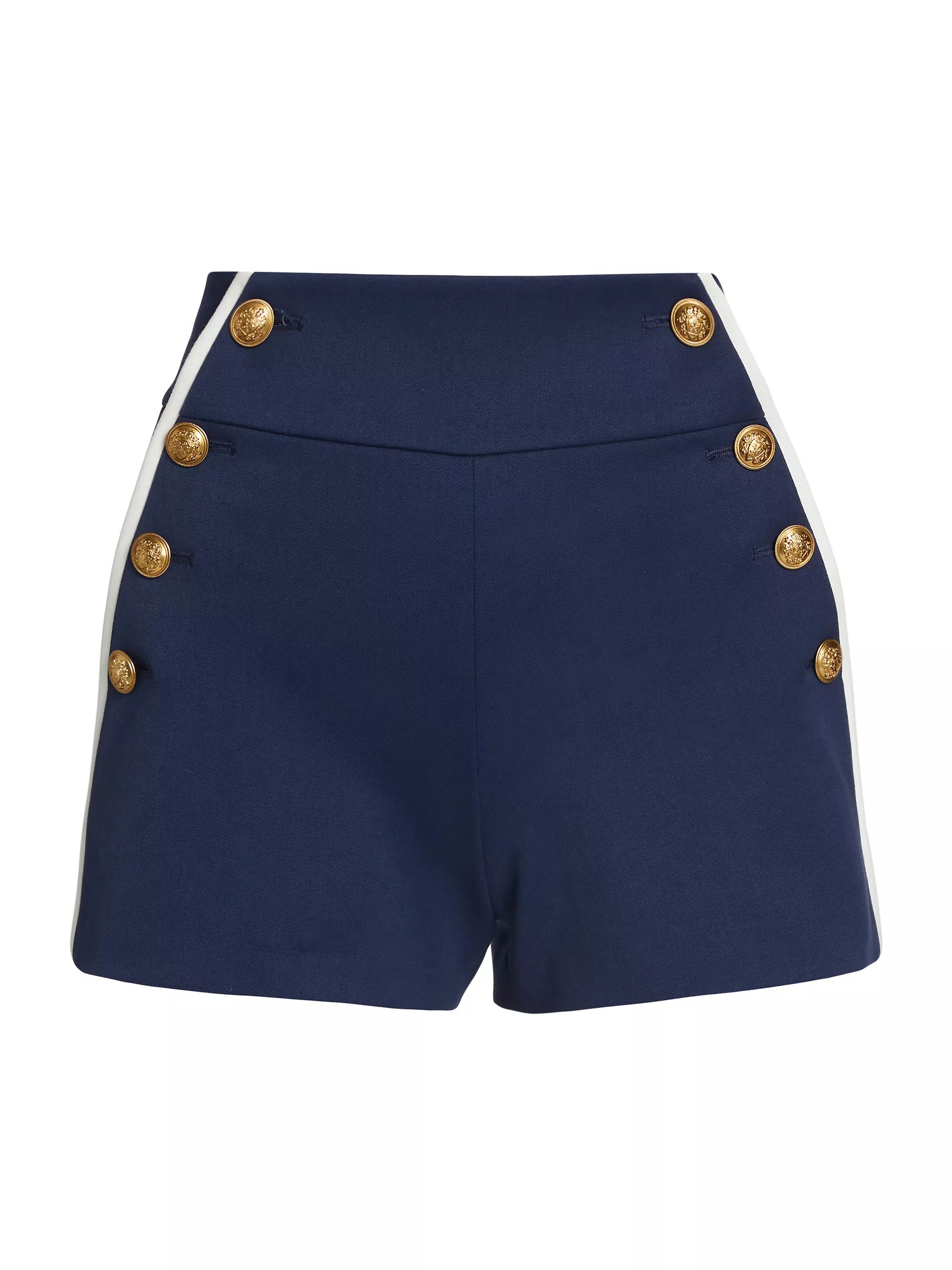Narin High-Waist Buttoned Shorts | Saks Fifth Avenue