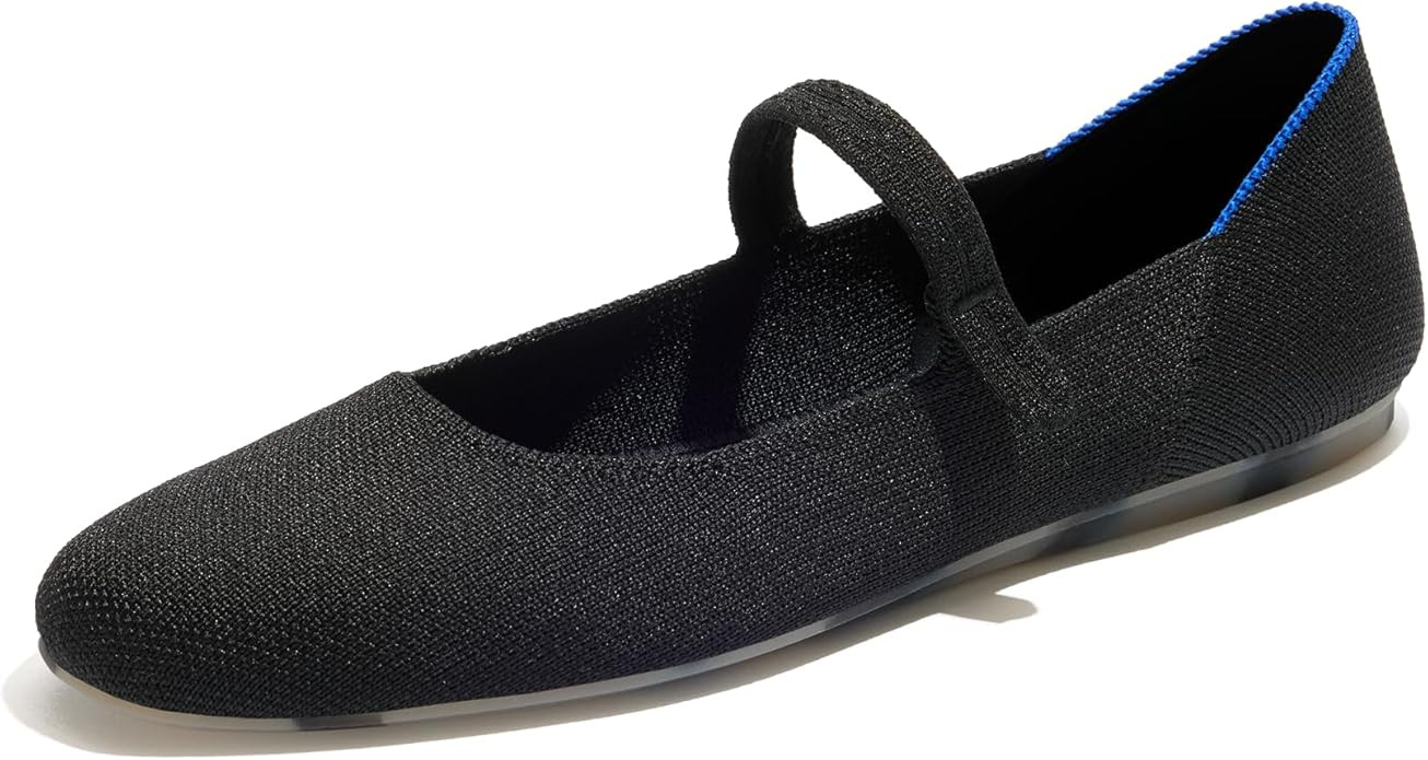 Rothy's The Square Mary Jane Women's Slip-On Shoes, Square-Toe Flats, Sustainable & Washable | Amazon (US)