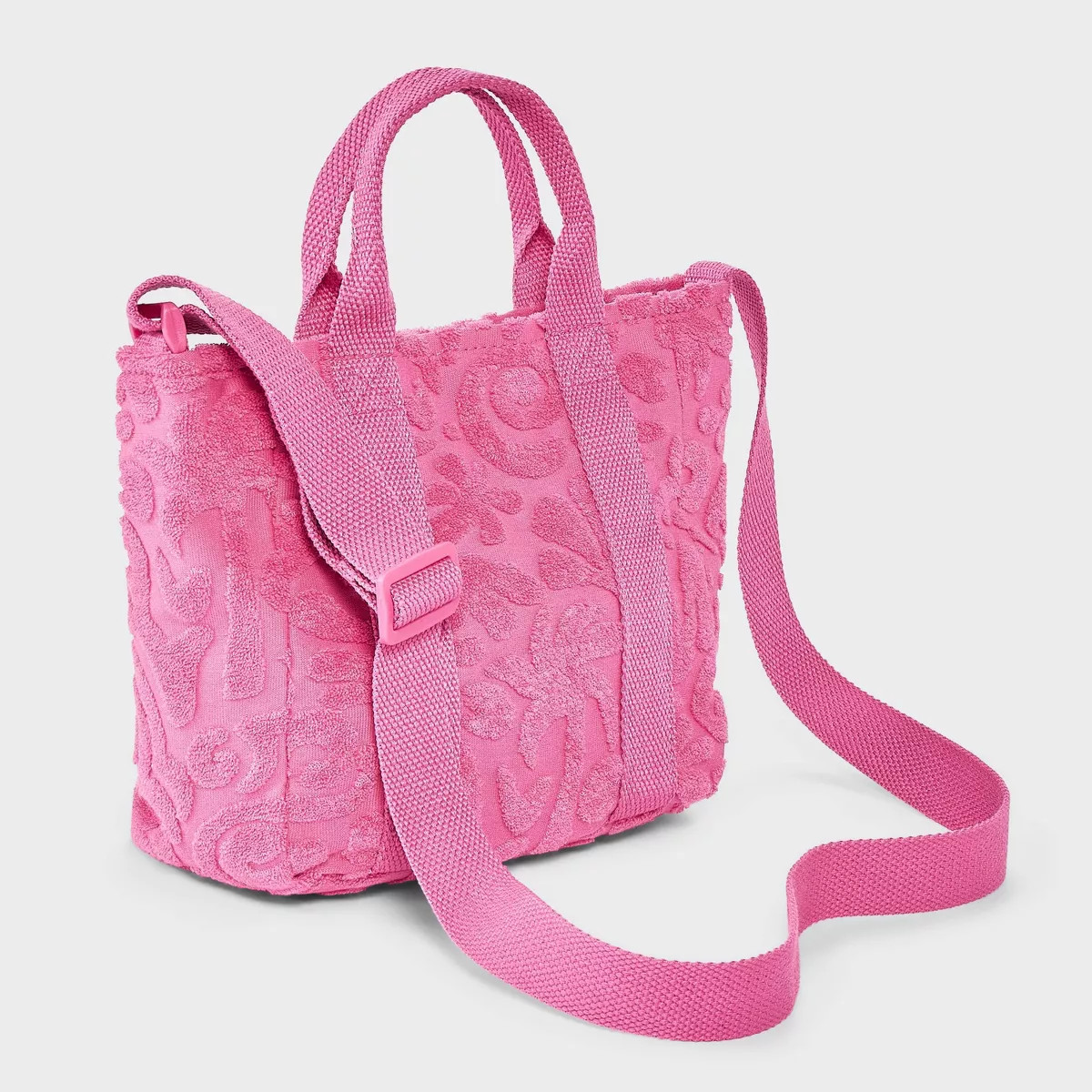 Girls' Mini Terry Handle Crossbody Bag - Cat & Jack™ Pink | Target