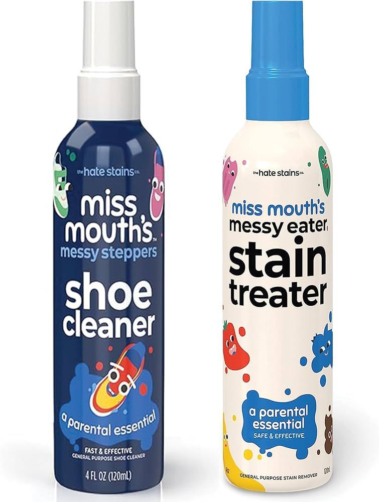 Miss Mouth's Messy Eater Stain Treater and Messy Steppers Shoe Cleaner Starter Pack | Amazon (US)