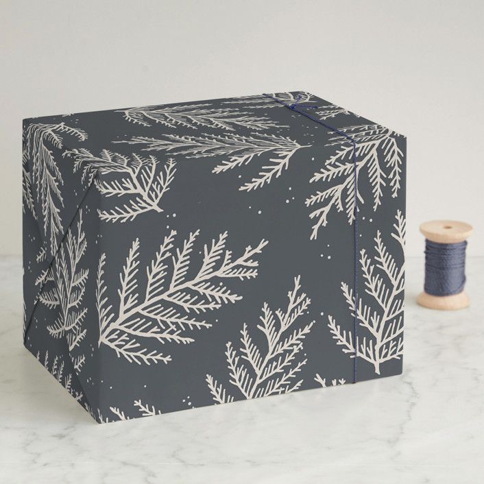 Big Bold Christmas Branches Wrapping Paper | Minted