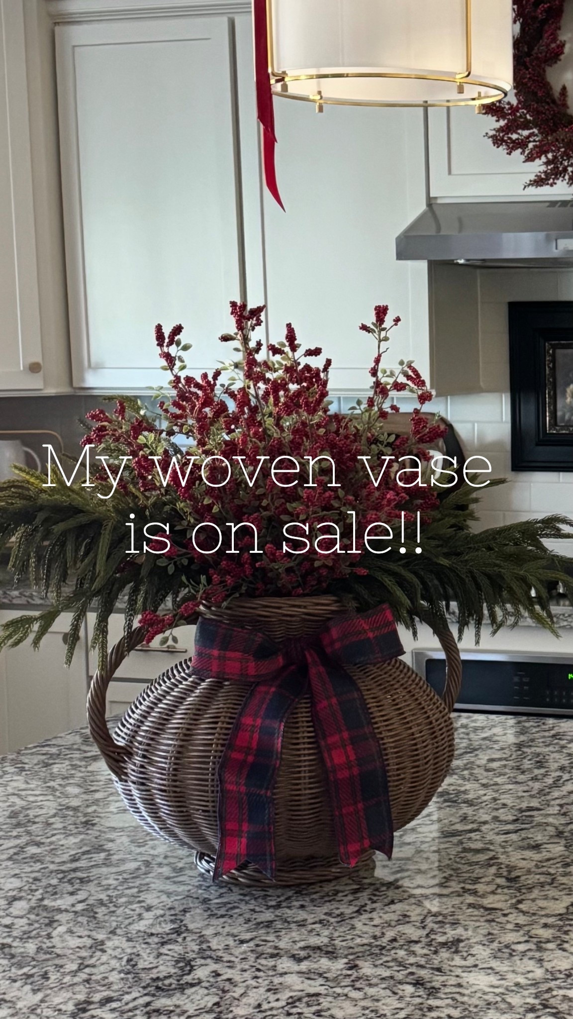 Love this woven vase!! It has a glass cylinder inside that allows for fresh flowers and water. I have the large one.



#LTKHome #LTKCyberWeek #LTKSaleAlert