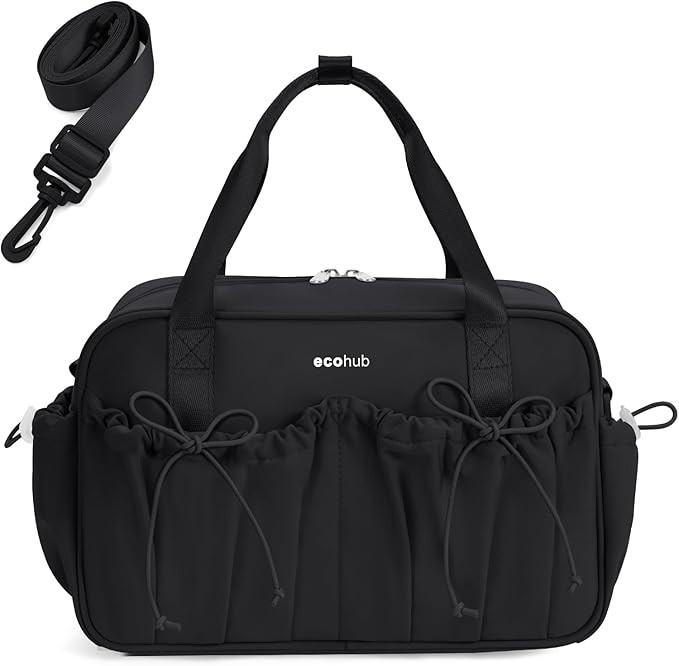 ECOHUB Small Gym Bag for Women, Mini Gym Duffle Bag with Wet Compartment, Bowknot Sports Bag, Cut... | Amazon (US)