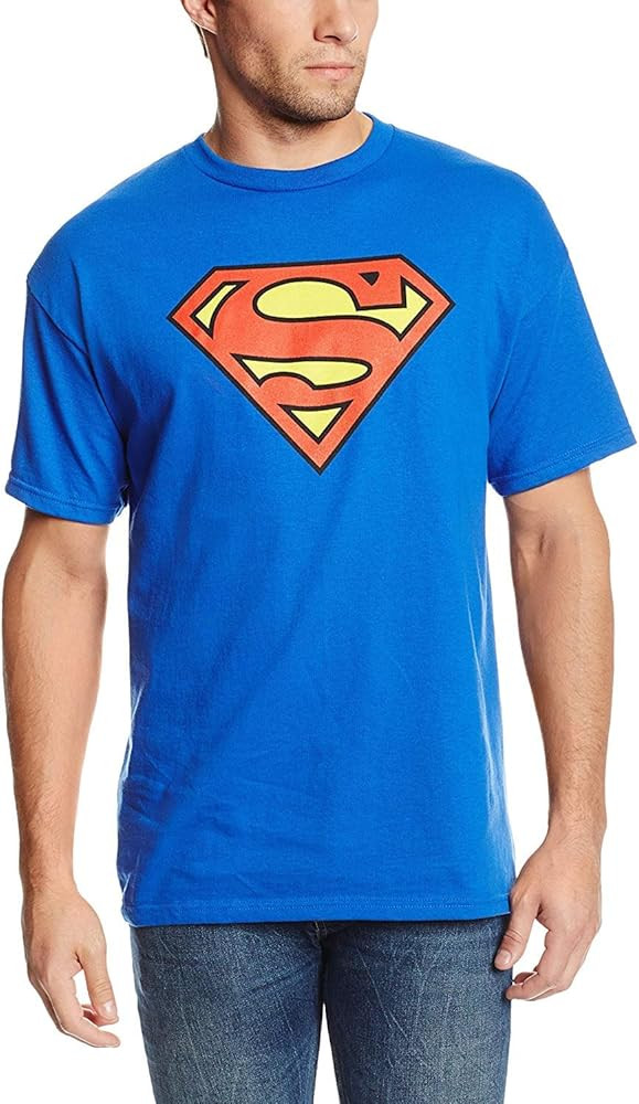 DC Comics Men's Superman Classic Logo T-Shirt | Amazon (US)