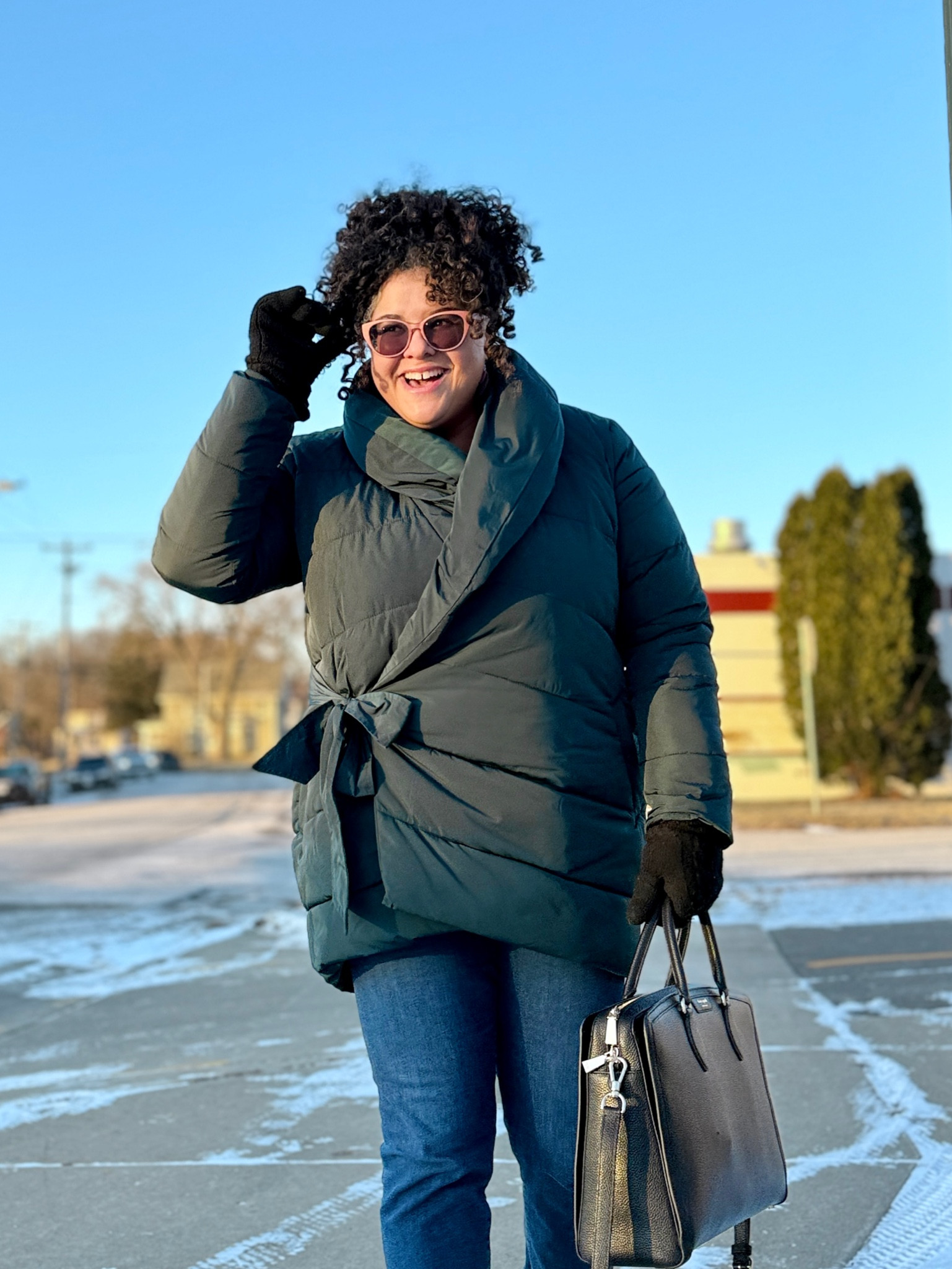 How much do we love this wrap style puffer coat? #USPartner @universalstandard

If you have to dress in bulk for the cold winter months, at least you can do it with some flair!

It is currently marked down 35% off and comes in other colors as well! Plus, they are made to fit sizes 00-40!

I got the S (14-16) and would recommend sizing up one if you wear a lot of heavy sweaters or sweatshirts in the winter.

#wintercoat
#puffercoat

#LTKOver40 #LTKSaleAlert #LTKSeasonal