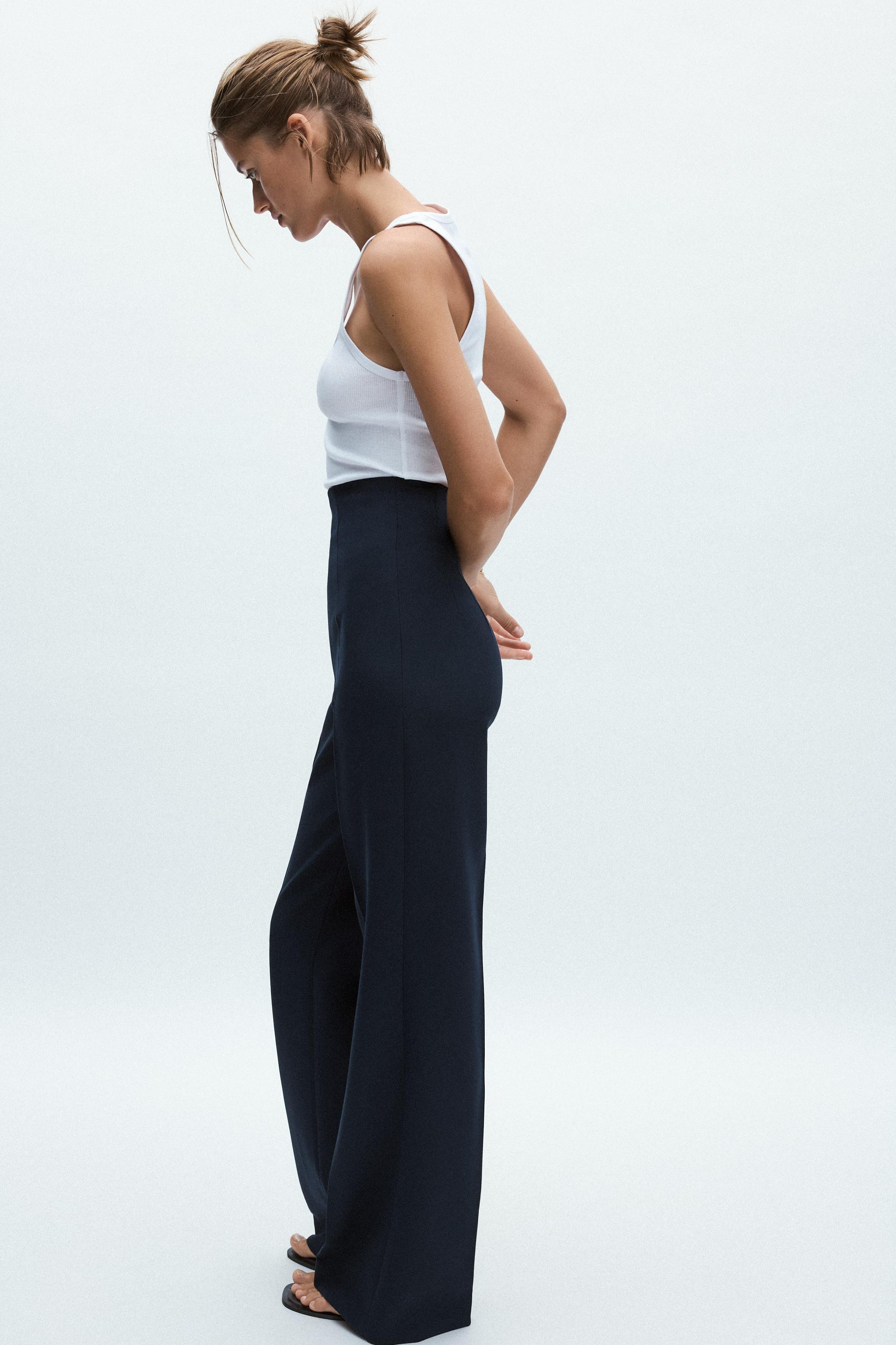 HIGH-WAISTED ZIPPER PANTS ZW COLLECTION | Zara US