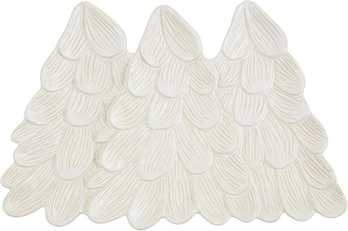 Mud Pie White Xmas Tree PLATTERS & TRAYS, 10 3/4" x 16 1/2" | Amazon (US)