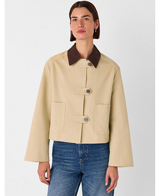 Women's Corduroy Collar Jacket | Macy's